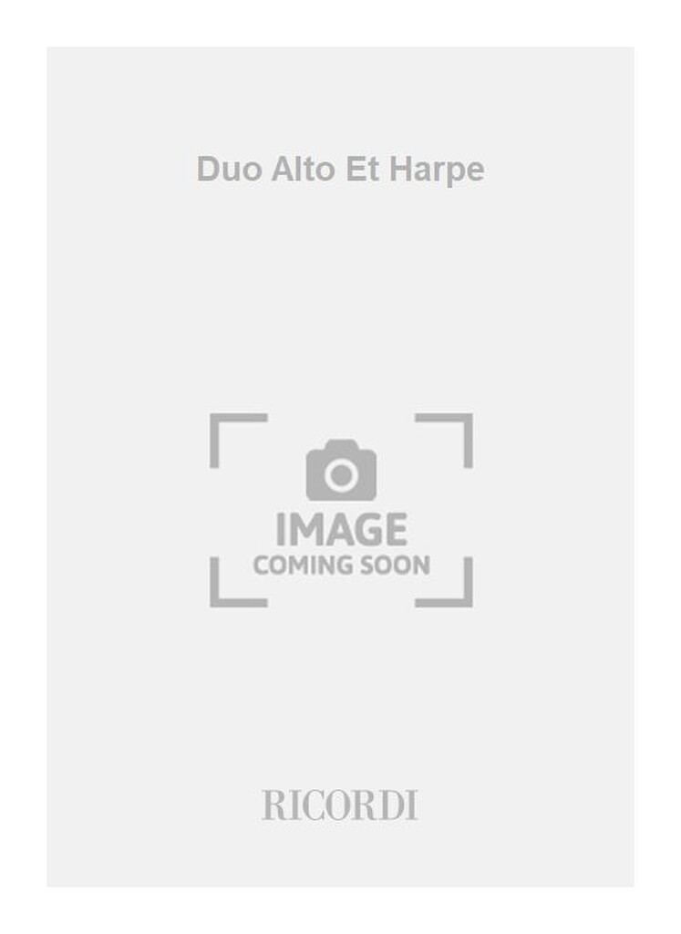 Duo Alto Et Harpe
